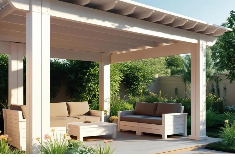 Pergola-hout kozijnen
