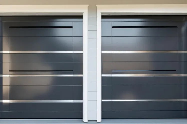 garagedeur donker garagedeur donker